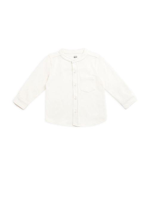 white cotton blend shirt - 21188084 - Very Small Image - 1