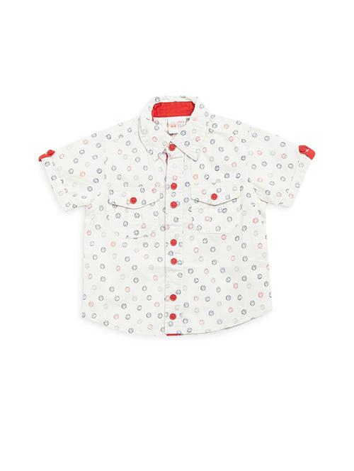 kids printed cotton shirt - 21188094 - Very Small Image - 1