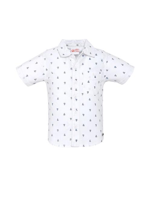 kids printed cotton shirt - 21188115 - Very Small Image - 1