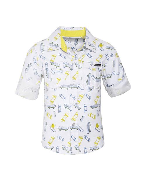 kids printed cotton shirt - 21188119 - Very Small Image - 1