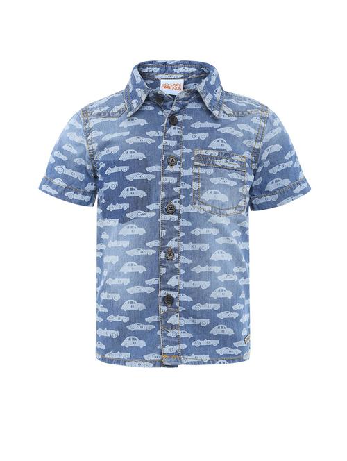 kids printed cotton shirt - 21188188 - Very Small Image - 1