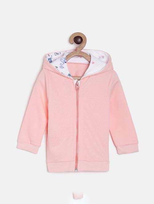 solid pink cotton sweatshirt - 21188414 - Very Small Image - 1