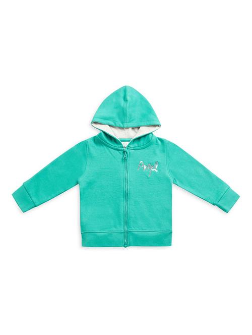 teal cotton front print sweatshirt - 21188447 - Very Small Image - 1