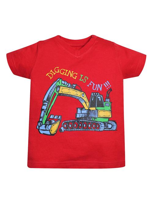 kids round neck printed t-shirt - 21188531 - Very Small Image - 1
