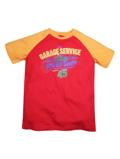 red cotton blend tshirt - 21188534 - Very Small Image - 1