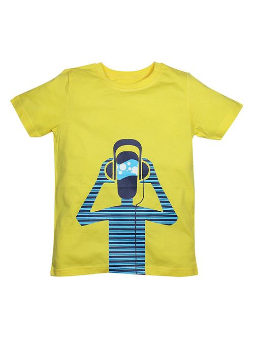 kids round neck printed t-shirt - 21188538 - Very Small Image - 1