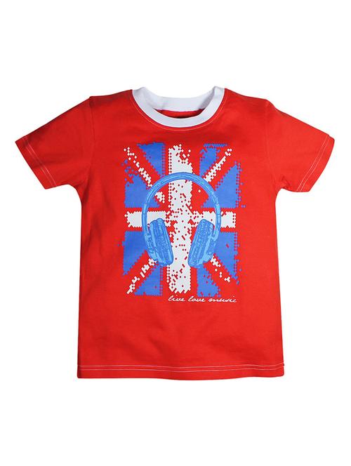 kids round neck printed t-shirt - 21188540 - Very Small Image - 1