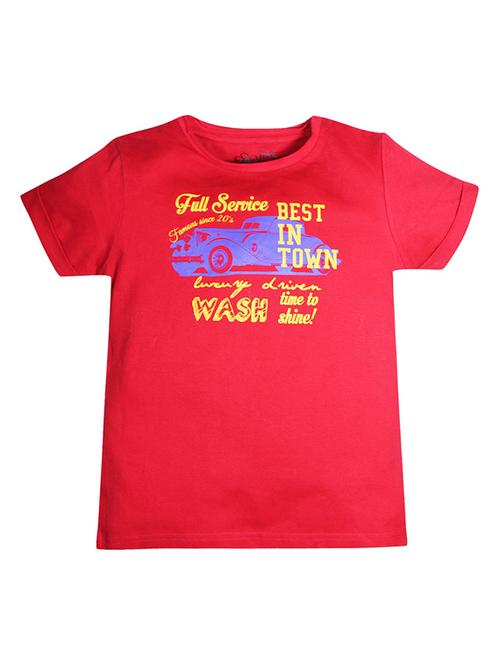 kids round neck printed t-shirt - 21188552 - Very Small Image - 1