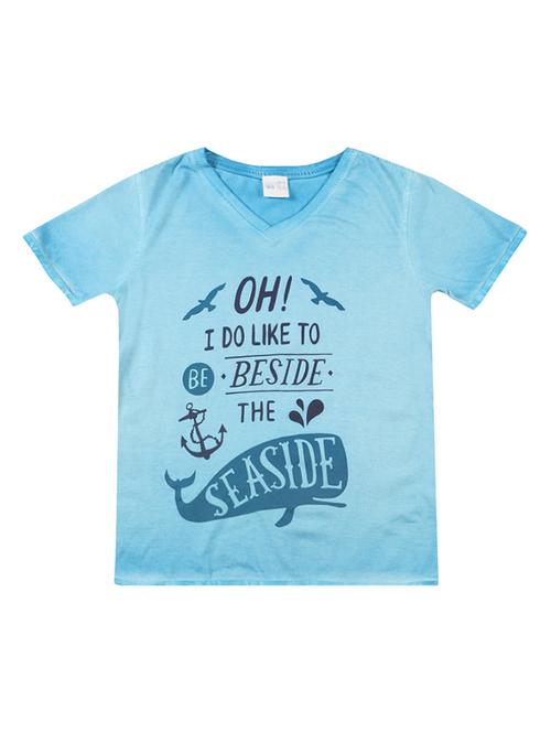 boy's v-neck printed t-shirt - 21188595 - Very Small Image - 1