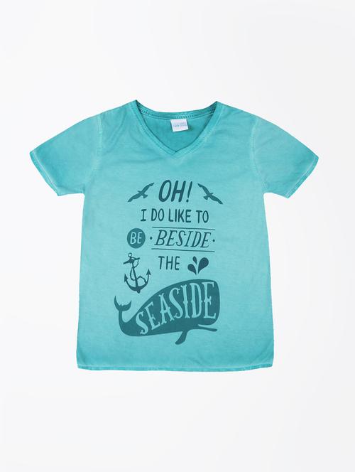 kids round neck printed t-shirt - 21188596 - Very Small Image - 1