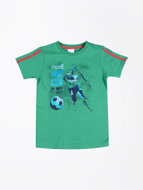 kids round neck printed t-shirt - 21188634 - Very Small Image - 1