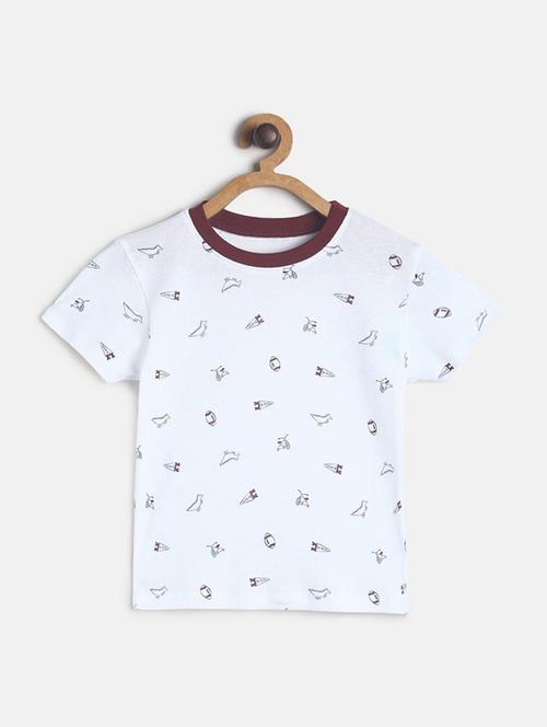 kids round neck printed t-shirt - 21188711 - Very Small Image - 1