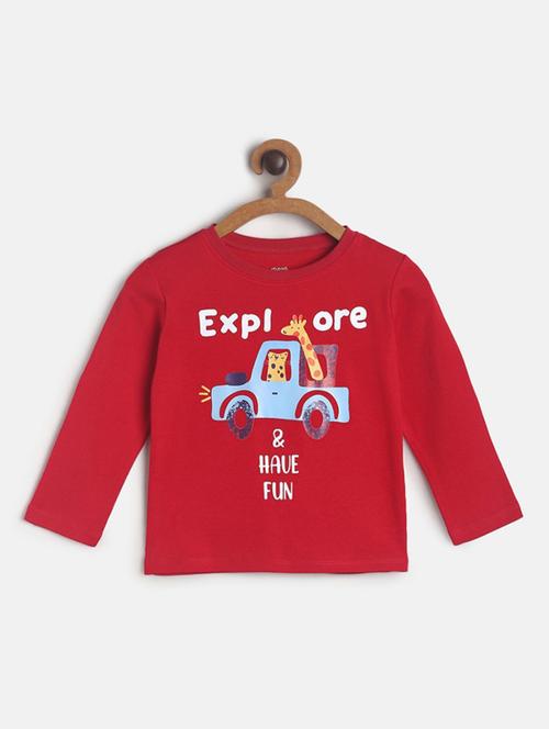 kids round neck printed t-shirt - 21188738 - Very Small Image - 1