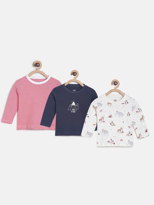 pack of 3 multi colored t-shirt - 21188840 - Very Small Image - 1
