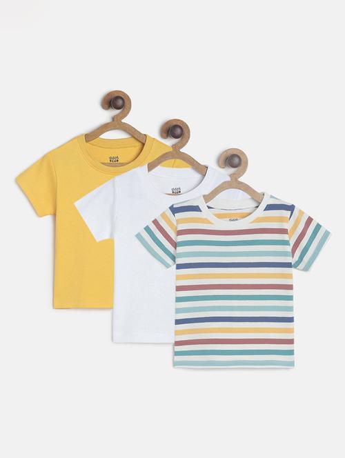 kids round neck combos t-shirts - 21188851 - Very Small Image - 1