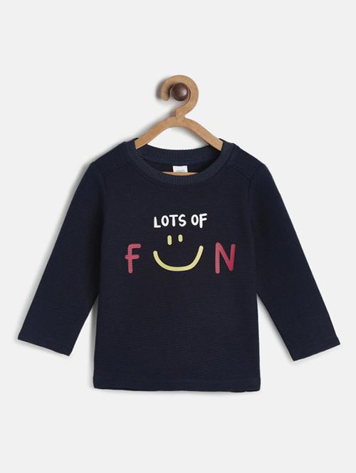 kids round neck typography printed t-shirt - 21188892 - Very Small Image - 1
