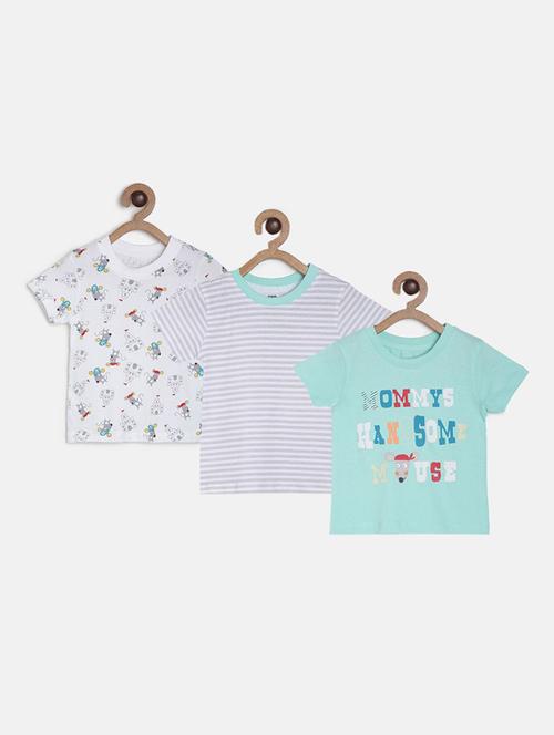 kids round neck combos t-shirts - 21188926 - Very Small Image - 1