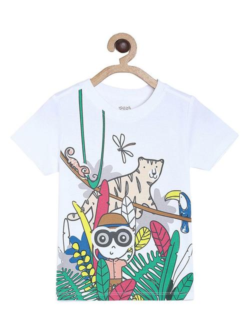 kids round neck printed t-shirt - 21188950 - Very Small Image - 1