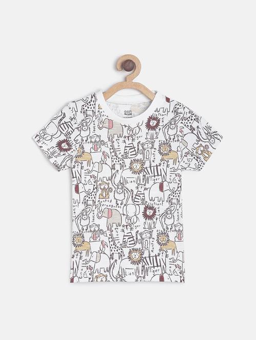kids round neck printed t-shirt - 21188969 - Very Small Image - 1