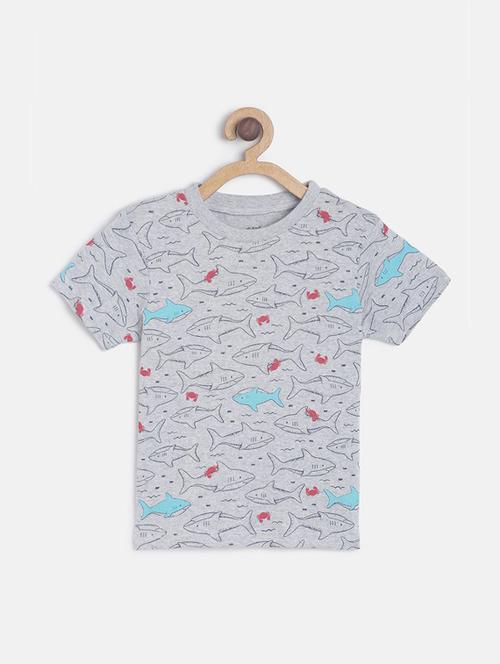 kids round neck printed t-shirt - 21188988 - Very Small Image - 1