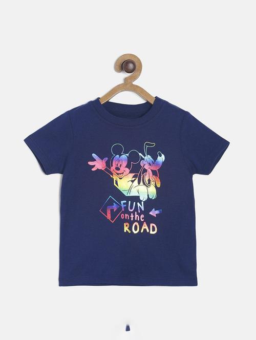kids round neck printed t-shirt - 21189024 - Very Small Image - 1