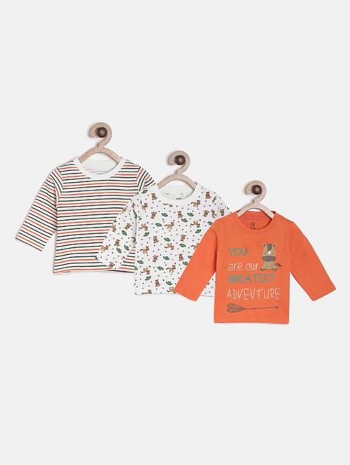 kids round neck combos t-shirts - 21189053 - Very Small Image - 1