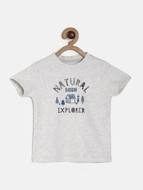 kids round neck printed t-shirt - 21189099 - Very Small Image - 1