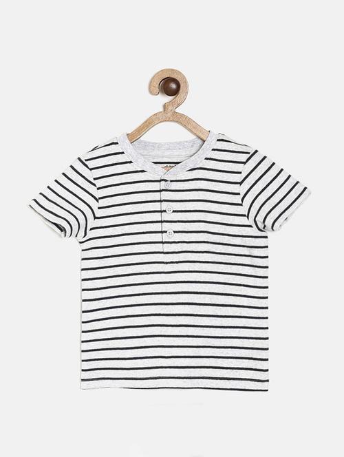 kids henley neck printed t-shirt - 21189114 - Very Small Image - 1