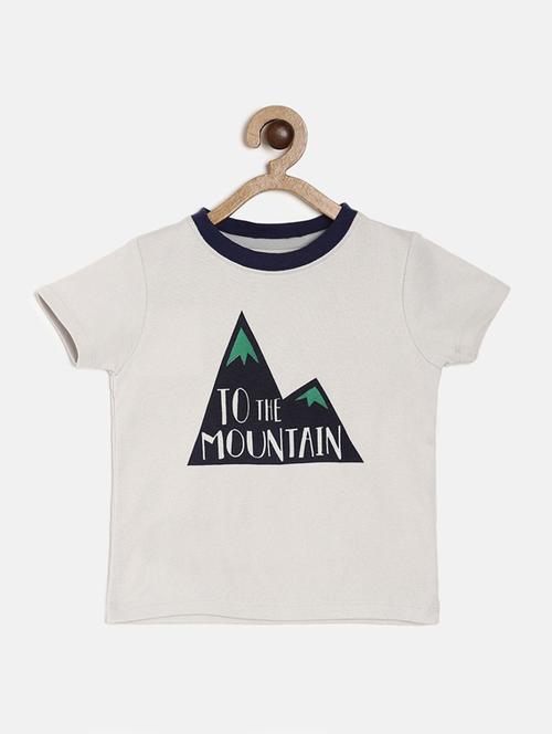 boy's round neck printed t-shirt - 21189136 - Very Small Image - 1