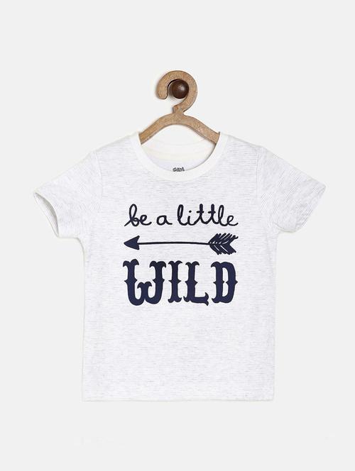 kids round neck printed t-shirt - 21189140 - Very Small Image - 1