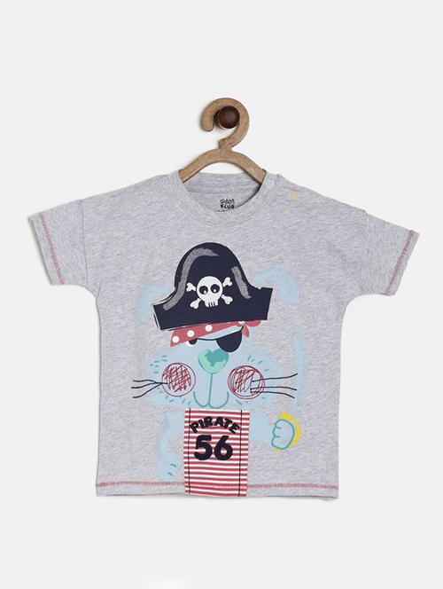 kids round neck printed t-shirt - 21189162 - Very Small Image - 1