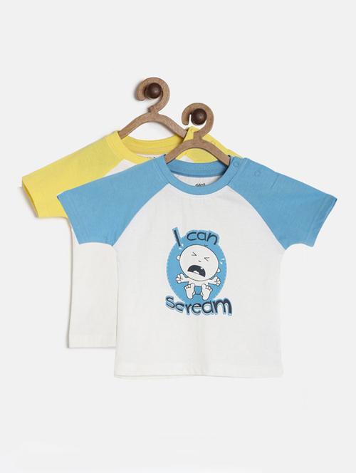 kids round neck combos t-shirts - 21189200 - Very Small Image - 1