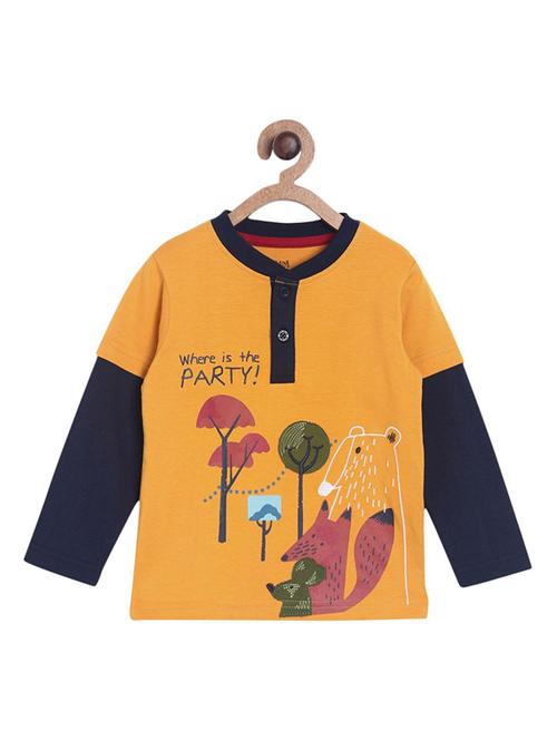 kids round neck printed t-shirt - 21189216 - Very Small Image - 1