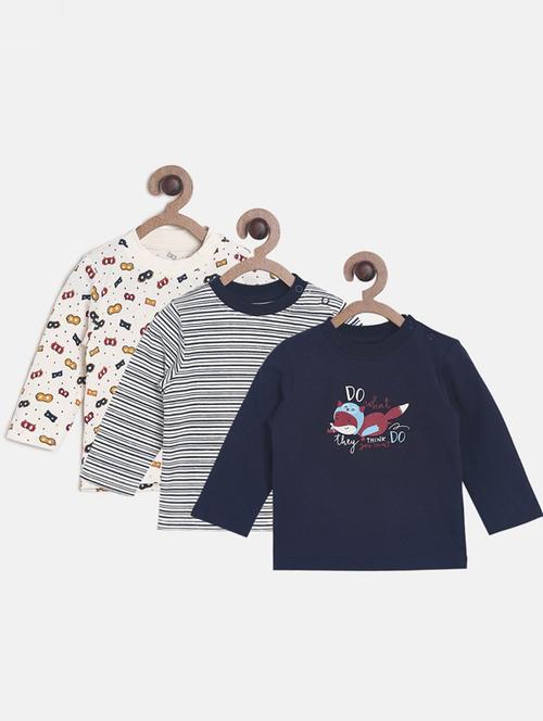 kids round neck combos t-shirts - 21189241 - Very Small Image - 1