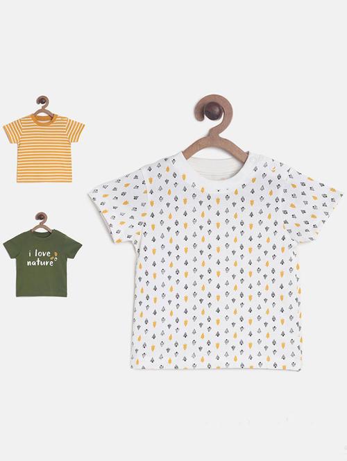 kids round neck combos t-shirts - 21189242 - Very Small Image - 1