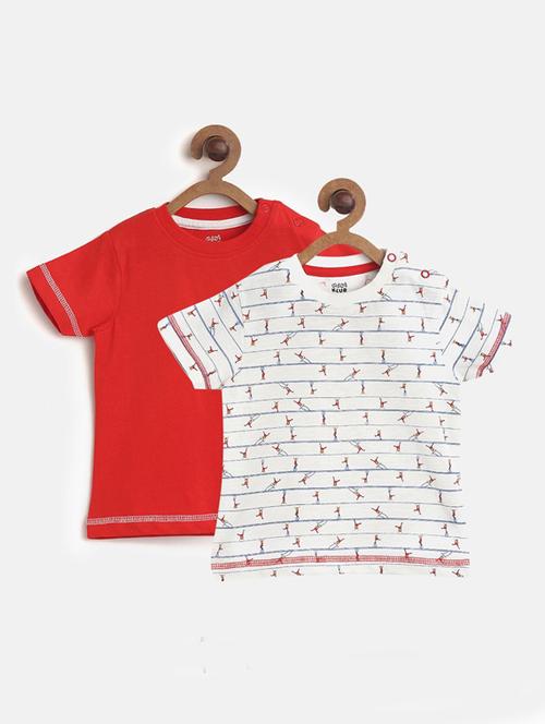 kids round neck combos t-shirts - 21189263 - Very Small Image - 1