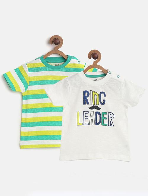 kids round neck combos t-shirts - 21189264 - Very Small Image - 1