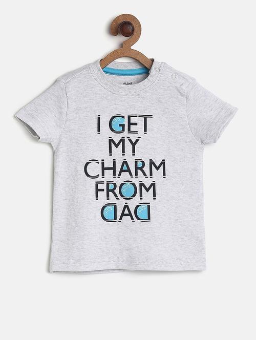 grey cotton blend tshirt - 21189273 - Very Small Image - 1