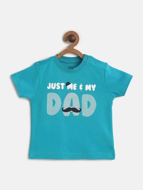 kids round neck typographic printed t-shirt - 21189275 - Very Small Image - 1