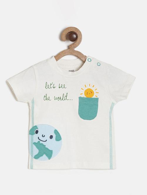 kids round neck printed t-shirt - 21189291 - Very Small Image - 1