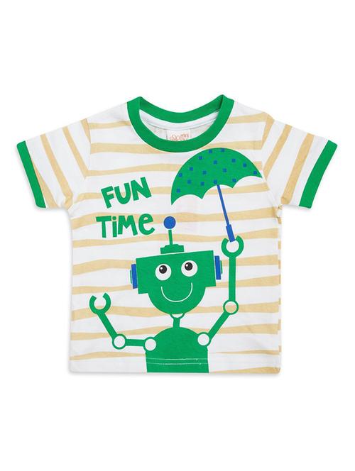kids round neck printed t-shirt - 21189430 - Very Small Image - 1