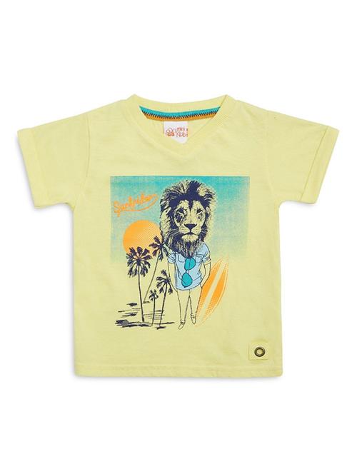 kids round neck printed t-shirt - 21189434 - Very Small Image - 1