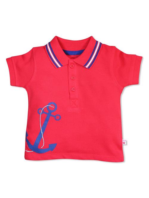 red cotton blend tshirt - 21189537 - Very Small Image - 1