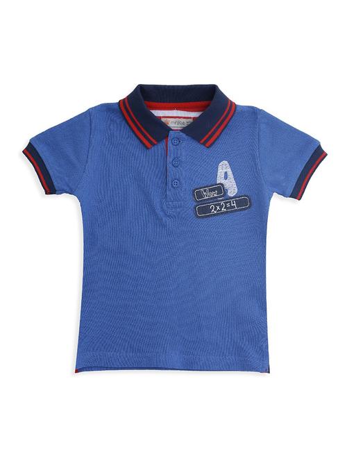 kids polo neck printed t-shirt - 21189571 - Very Small Image - 1