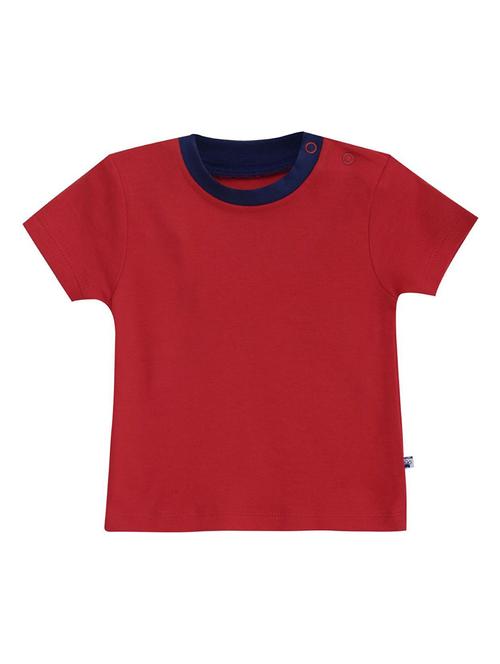 kids round neck solids t-shirt - 21189578 - Very Small Image - 1