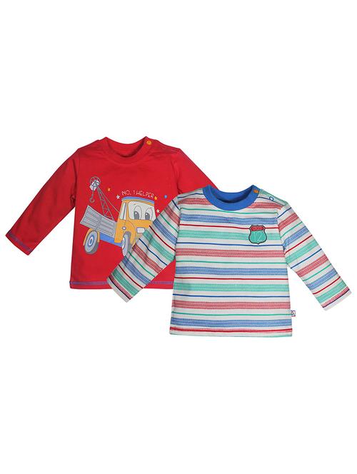 kids round neck combos t-shirts - 21189591 - Very Small Image - 1