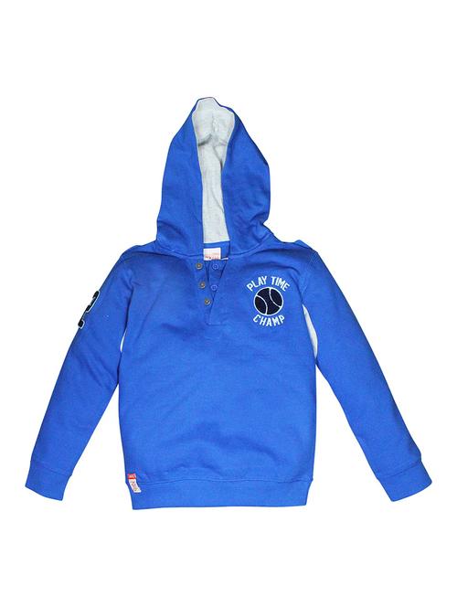 kids hood neck long sleeves t-shirt - 21189596 - Very Small Image - 1