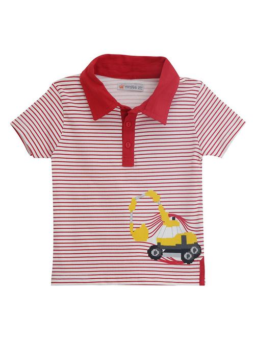 kids polo neck printed t-shirt - 21189632 - Very Small Image - 1