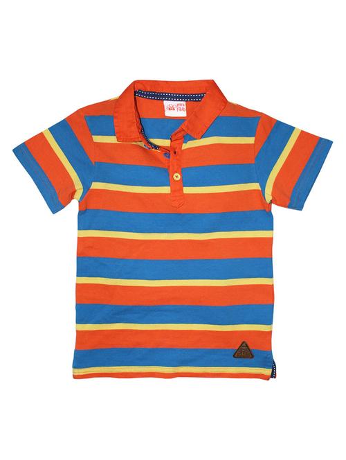 orange cotton blend tshirt - 21189688 - Very Small Image - 1