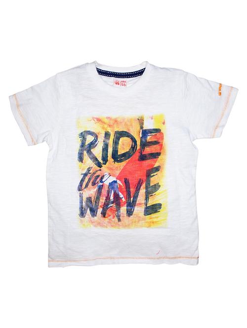 kids round neck printed t-shirt - 21189697 - Very Small Image - 1